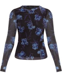 Rag & Bone - Floral Motif Top - Lyst