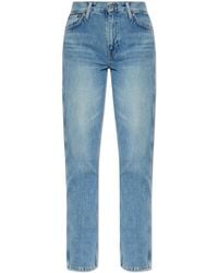 RE/DONE - Straight Leg Jeans - Lyst