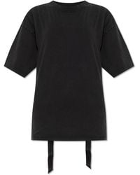 Balenciaga - T-Shirt With Ribbon Laced - Lyst