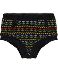 Marni - Wool Shorts With Floral Pattern - Lyst