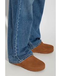 UGG - Suede 'Enwrap Clog' Wedge Shoes - Lyst