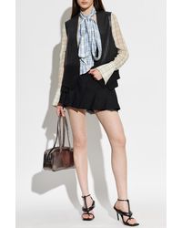 Acne Studios - Silk Shirt With A Check Pattern - Lyst