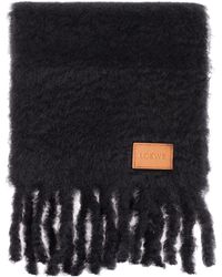 Loewe - Scarf With Logo - Lyst