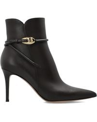 Gianvito Rossi - 'Napmoka' Heeled Ankle Boots - Lyst