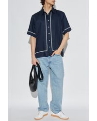 Rag & Bone - Shirt With A Decoratively Embroidered Pattern - Lyst