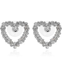 Self-Portrait - Heart-Shaped Earrings - Lyst