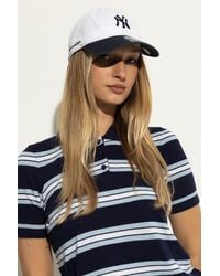 Sporty & Rich - Cap With Visor From The '47 & The New York Yankees' Collection - Lyst