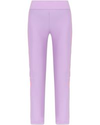 Versace Jeans Couture - Leggings With Side Stripes - Lyst