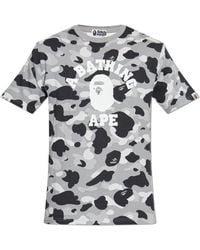 A Bathing Ape - T-Shirt With Logo - Lyst