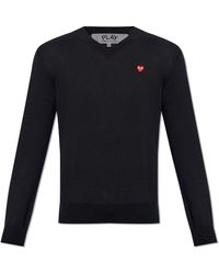 COMME DES GARÇONS PLAY - Sweater With Logo, - Lyst