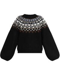 Munthe - Patterned Sweater 'Vaffie' - Lyst