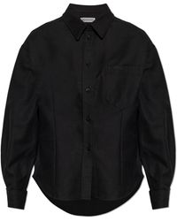 Balenciaga - Asymmetrical Cut Shirt - Lyst