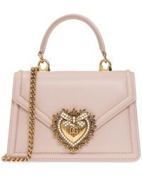 Dolce & Gabbana - Devotion Small Leather Handbag - Lyst