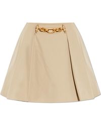 Balmain - Short Skirt With Darts - Lyst