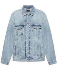 Balenciaga - Vintage Wash Denim Jacket - Lyst