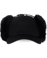 MISBHV - Baseball Cap With Faux Fur Ear Flaps - Lyst
