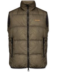 DSquared² - Down Vest With Logo, - Lyst