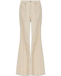 Rick Owens - Corduroy Trousers With Flared Legs - Lyst
