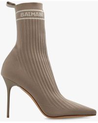 Balmain - ‘Skye’ Heeled Ankle Boots - Lyst