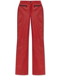 DIESEL - Leather Pants L-Insey - Lyst