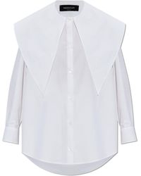 Fabiana Filippi - Shirt With Decorative Collar - Lyst
