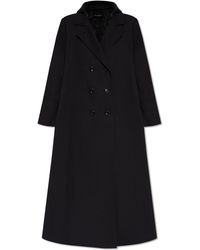 Emporio Armani - Trench Coat With Detachable Hood, - Lyst