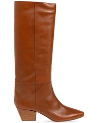 forte_forte - Leather Heeled Boots - Lyst