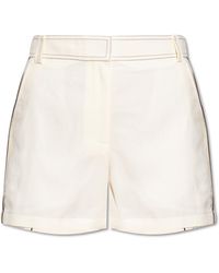 Tory Burch - Shorts With Contrast Stitching - Lyst