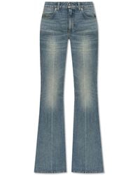 McQueen - Jeans With Slightly Flared Legs - Lyst