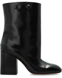 Marni - Leather Ankle Boots With Heels - Lyst