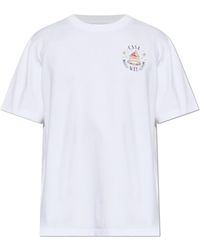 CASABLANCA - T-Shirt With Colorful Print - Lyst