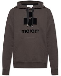 Isabel Marant - 'Miley' Hoodie With Logo - Lyst