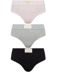 Palm Angels - 3-Pack Of High-Waisted Cotton Thongs - Lyst
