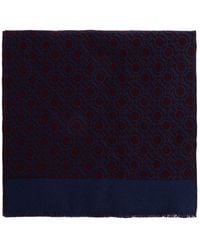 Ferragamo - Wool Scarf With Monogram - Lyst