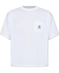 Versace - T-Shirt With Pocket - Lyst