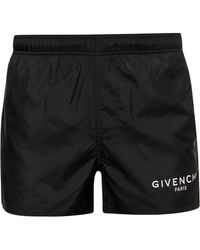 red givenchy swim shorts