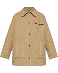 Ami Paris - Denim Jacket With Pockets - Lyst