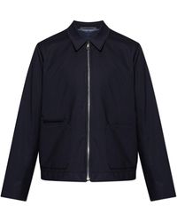 Paul Smith - Wool Jacket With Collar - Lyst