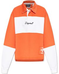 DSquared² - Polo With Embroidered Logo - Lyst