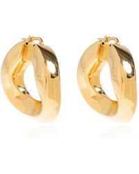 Jil Sander - Earrings With Engraved Logo - Lyst