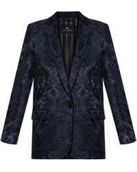 Etro - Blazer With Decorative Pattern - Lyst