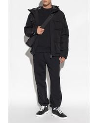 Versace Jeans Couture - Insulated Jacket With Hood - Lyst