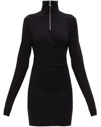 The Attico - Dress With A Stand-Up Collar - Lyst