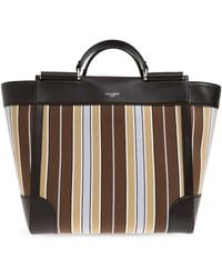 Dolce & Gabbana - Jacquard Handbag With Striped Pattern - Lyst