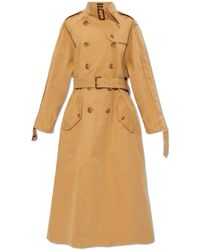 R13 - Trench Coat With Standing Collar, - Lyst