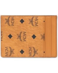 MCM - Card Holder With Logo - Lyst