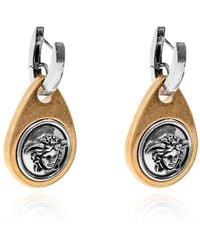 Versace - Earrings With Medusa Head - Lyst