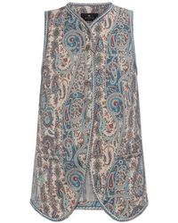 Etro - Patterned Vest - Lyst