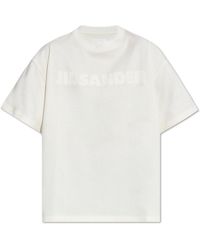 Jil Sander - T-Shirt With Logo - Lyst
