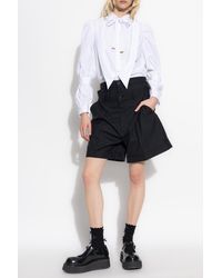 Comme des Garçons - Blouse With Puff Sleeves - Lyst
